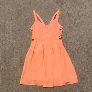 Peach Sleeveless Dress